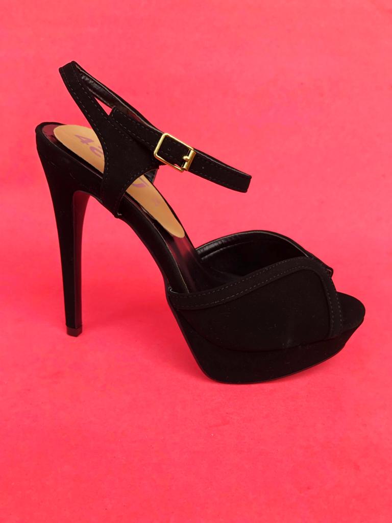 Black Avalon Heels